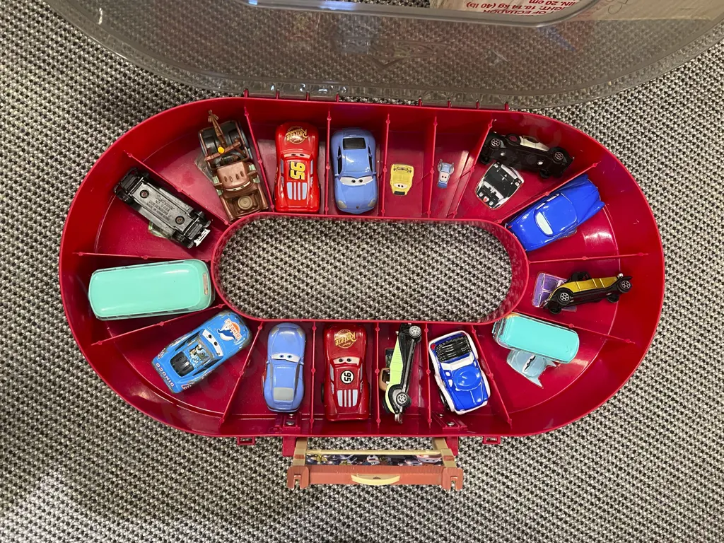 "Cars" Display Box With Assorted Toy Cars Image 1++