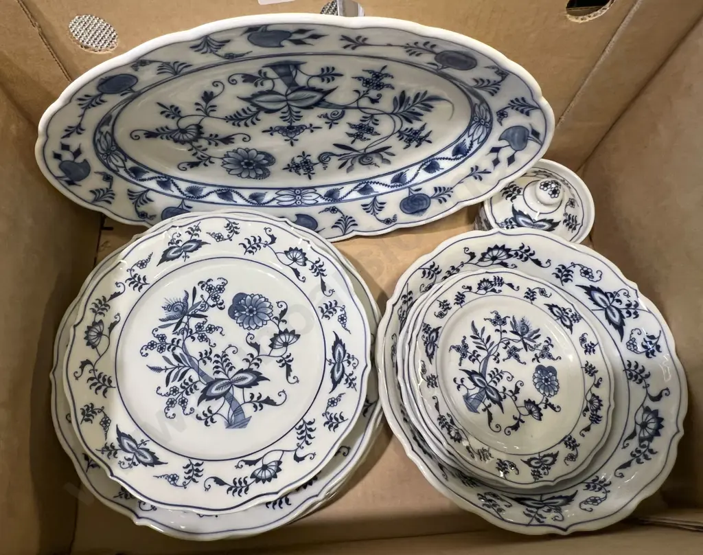 Box of Assorted Including Blue Danube Dinnerware etc Image 1++