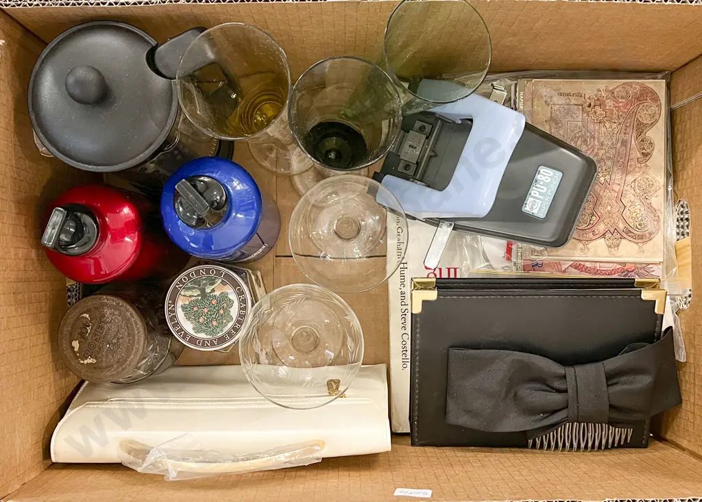 Box of Assorted Decorative Homewares Image 1++