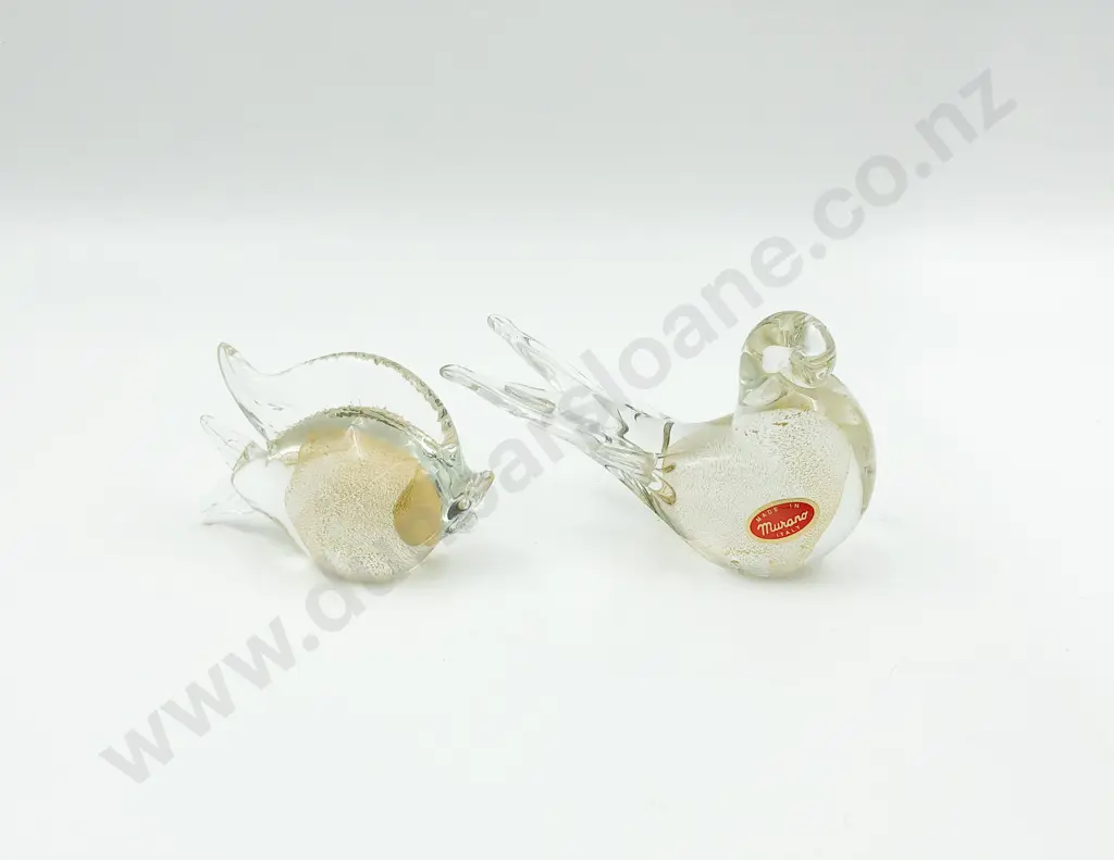 Murano Bird and Fish Ornaments Image 1++