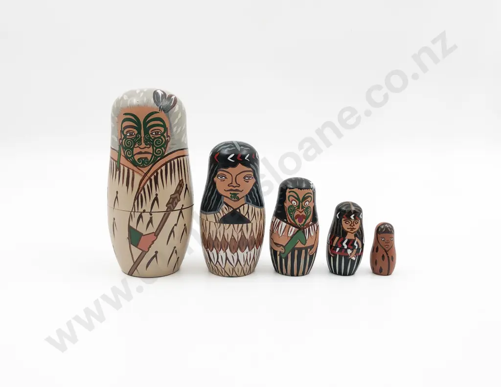 Set of Maori Nesting Dolls Image 1++