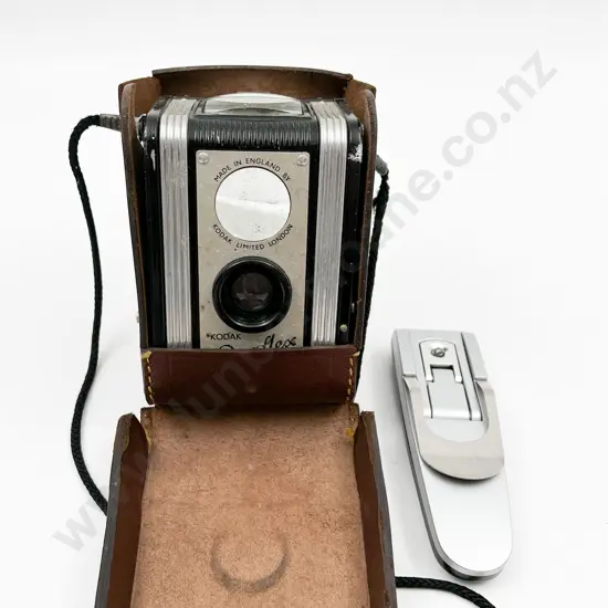 Cased Kodak Duaflex Camera Etc