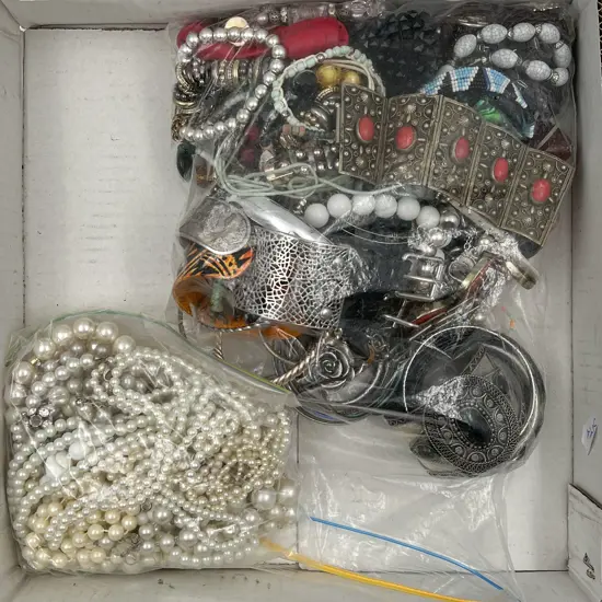 Box of Assorted Costume Jewellery