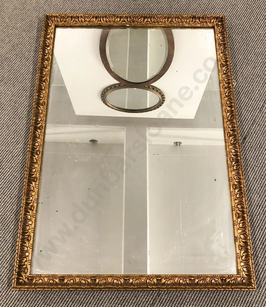 Rectangular Gilt Framed Wall Mirror Image 1++