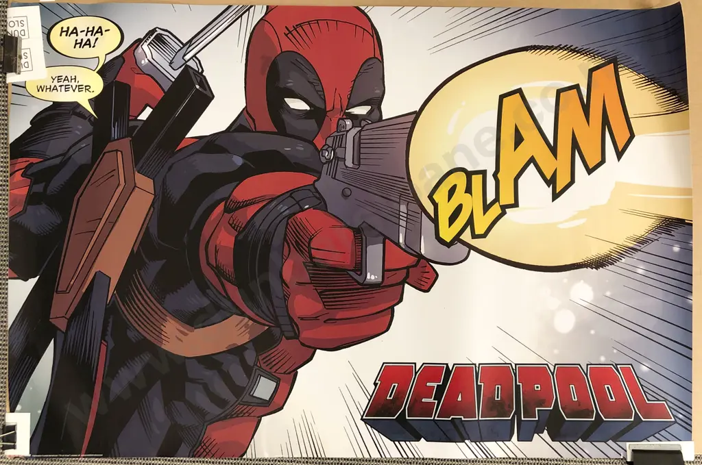 Two Unframed Comic Book Posters Image 1++