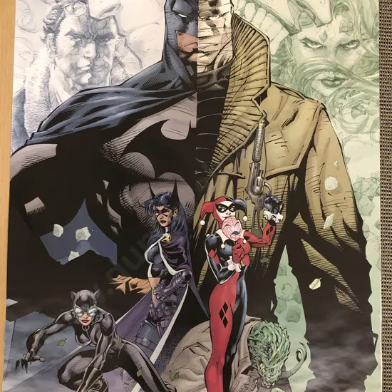 Two Unframed Comic Book Posters