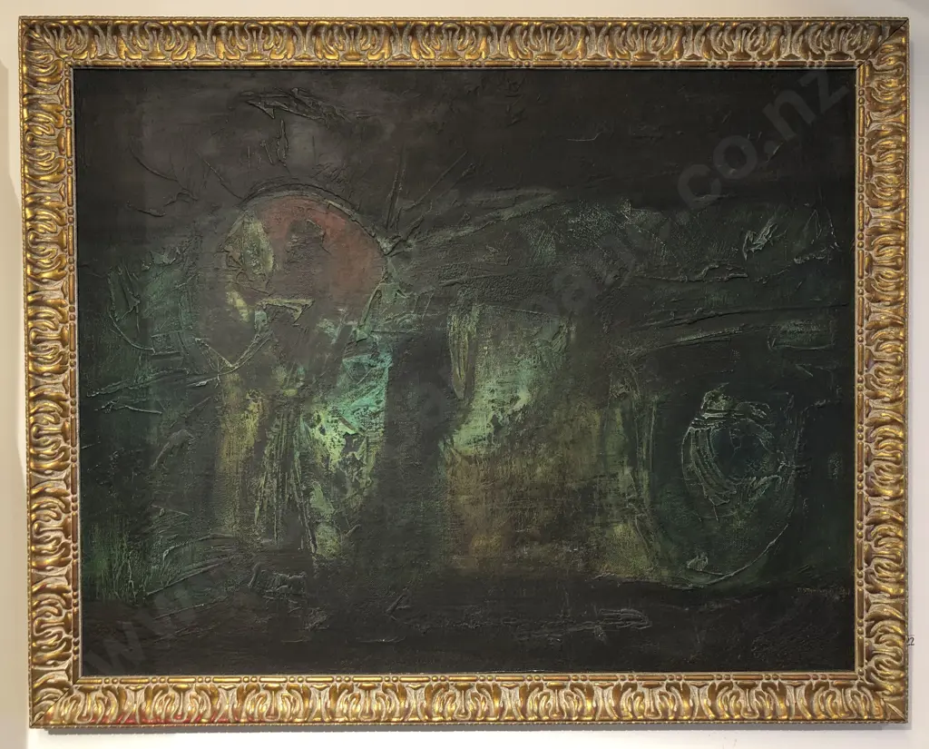 D Stoyanovich - Abstract Oil on Canvas Image 1++