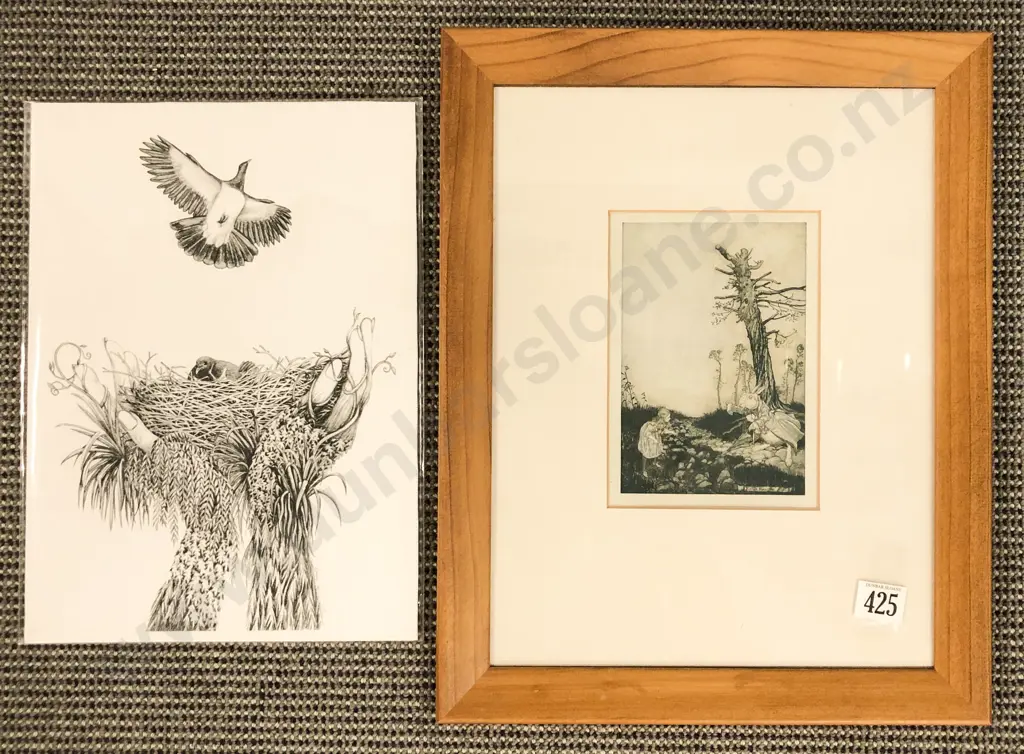 Arthur Rackham Print together with Loose Lianne Adams Print Image 1++