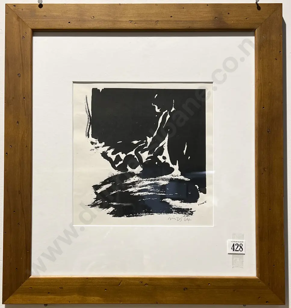 Michael Smither "Girl Feeding Swans" Signed Screen Print Image 1++