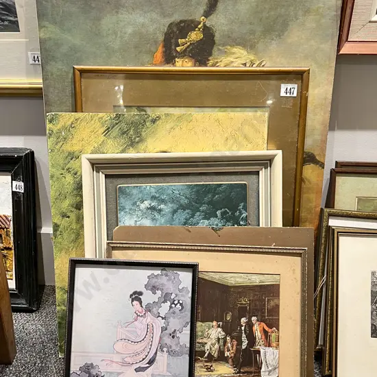 Seven Assorted Prints