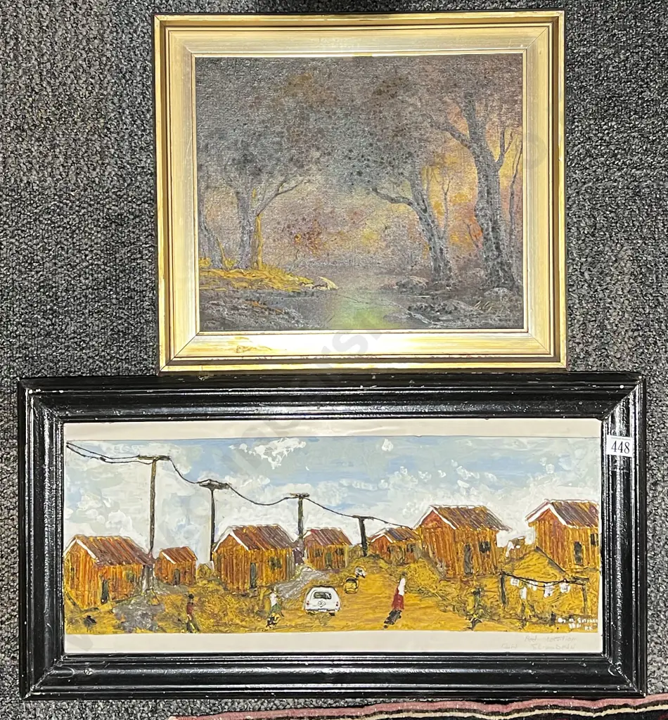 Mixed Media Landscape - Port Elizabeth & other Oil Work Image 1++