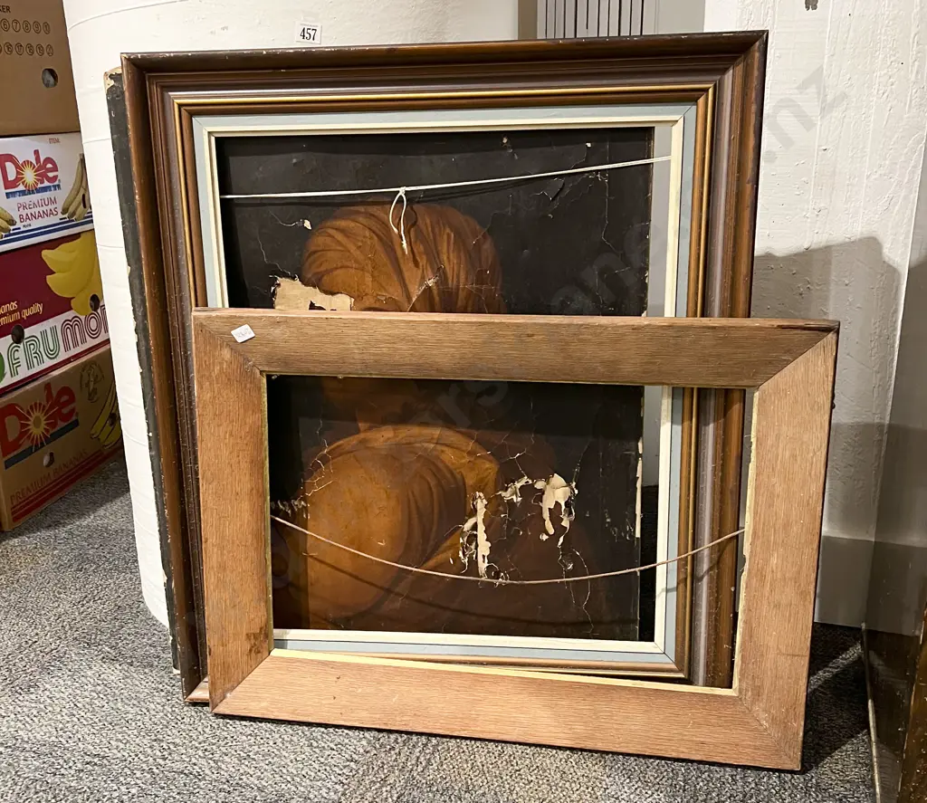 2 Empty Frames & Damaged Artwork Image 1++