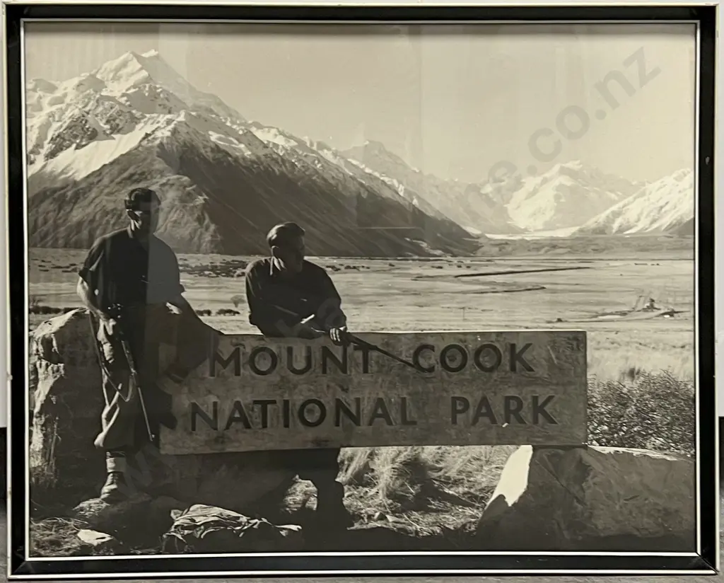 Two NZ Black & White Photographs Image 1++