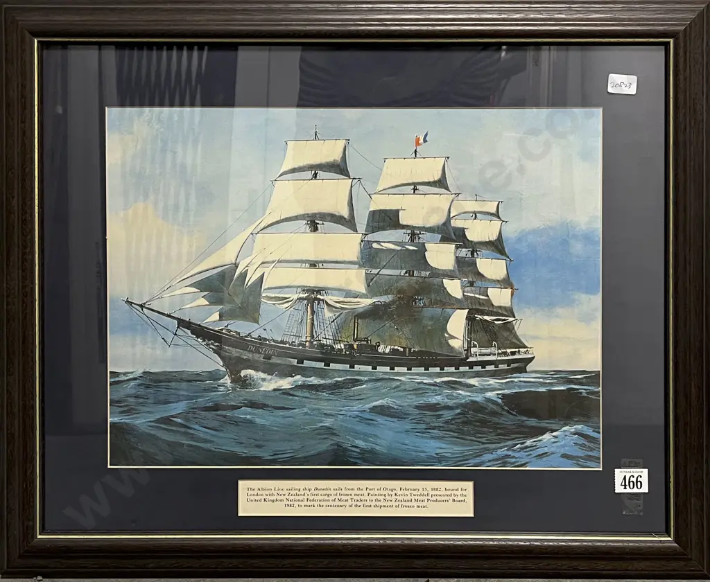 Framed Print "The Albion Line Sailing Ship" Image 1++