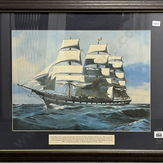 Framed Print "The Albion Line Sailing Ship"
