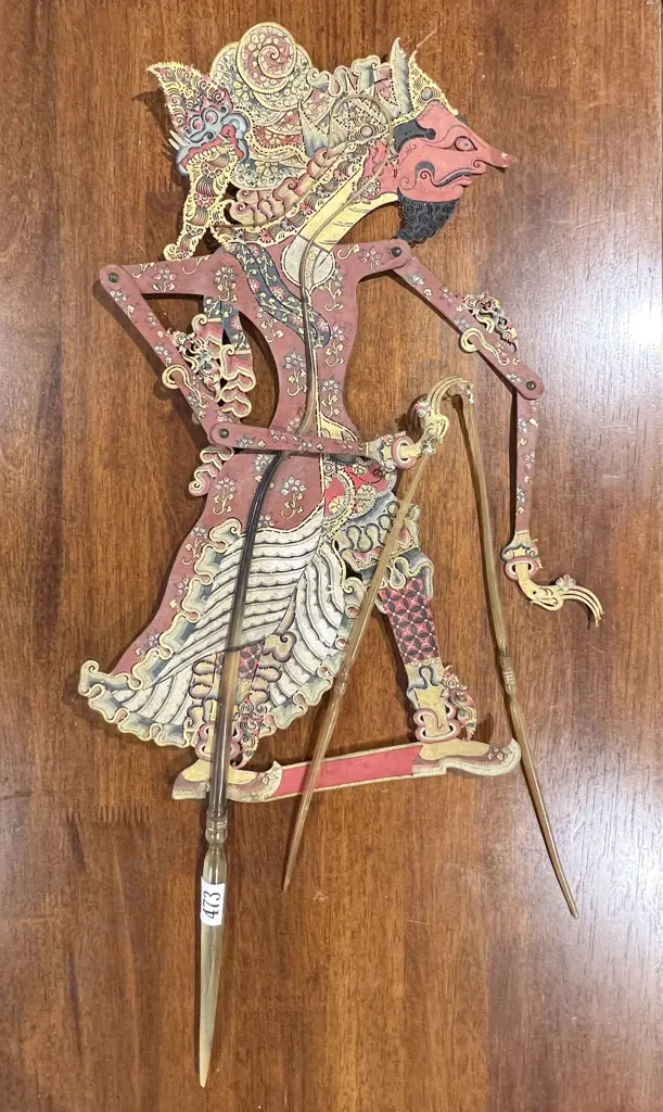 Vintage Thai Paper Puppet Image 1++