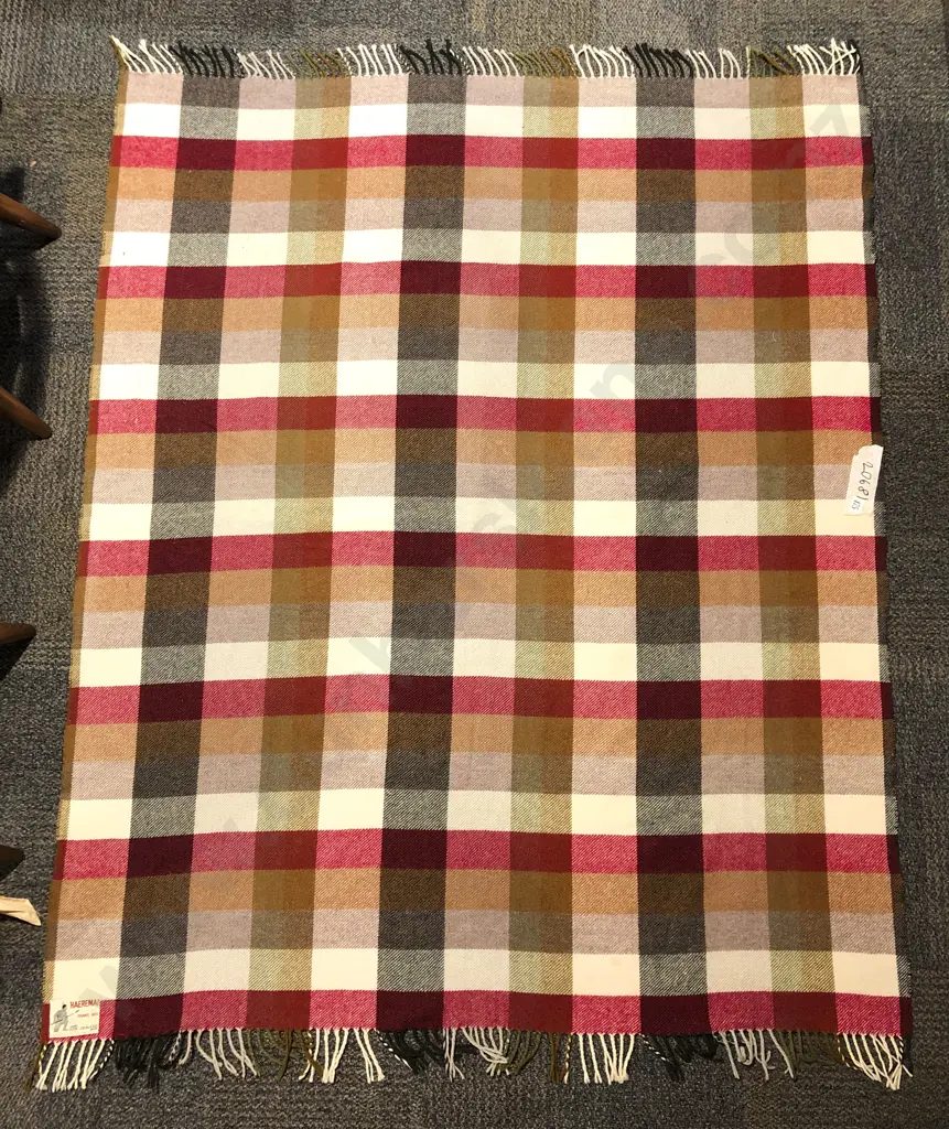 Haeremai NZ Pure Wool Travel Rug Image 1++