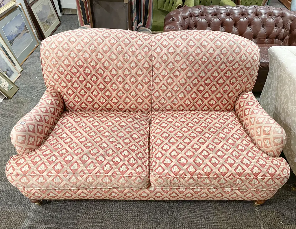 Edwardian Style Two Seater Sofa Image 1++