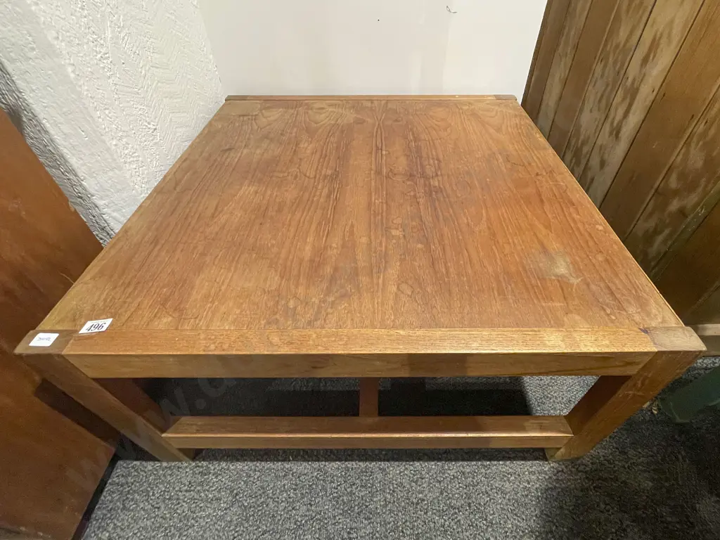 Square Wooden Coffee Table Image 1++