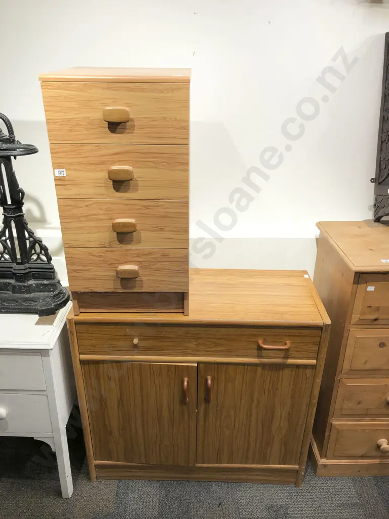 Modern Cabinet & Bedside Drawers Image 1++