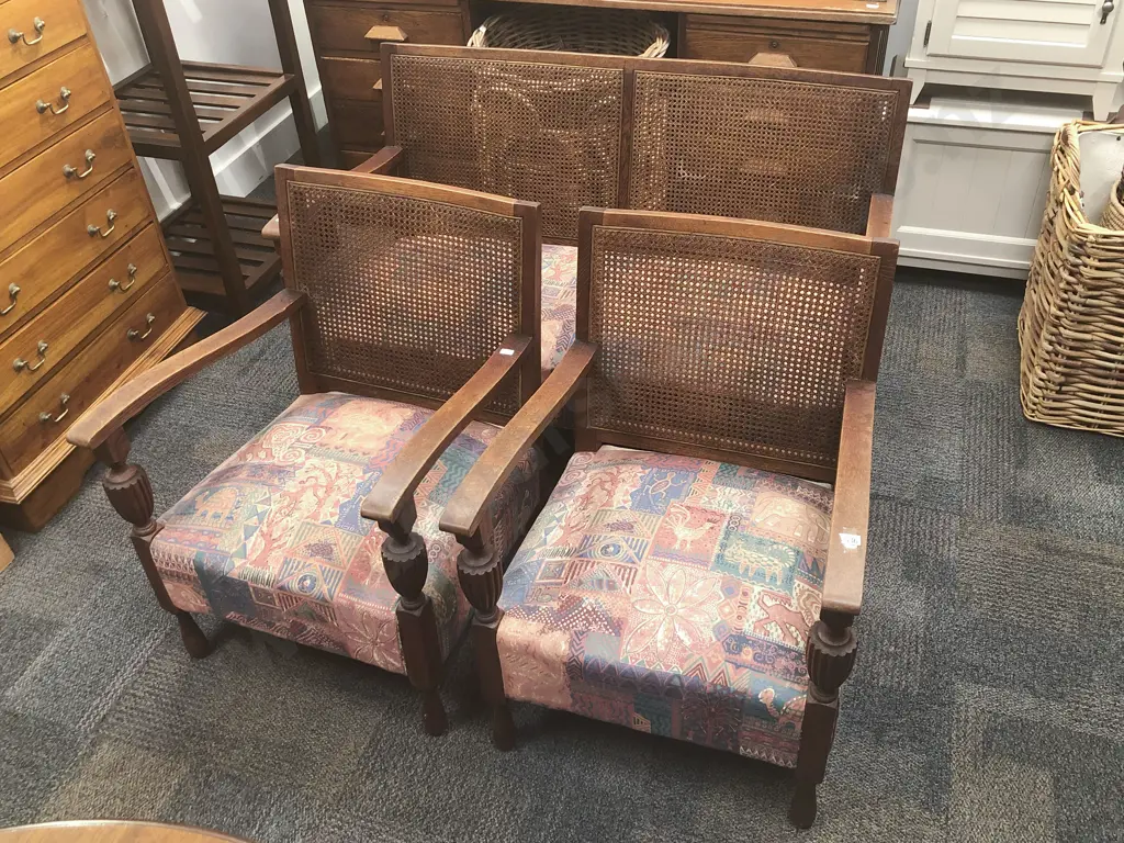 Oak and Wycombe Back Lounge Suite Image 1++