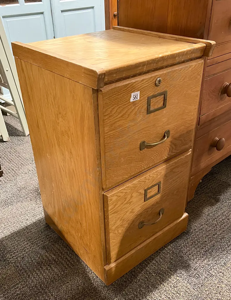 Small Two Drawer Filing Cabinet Image 1++