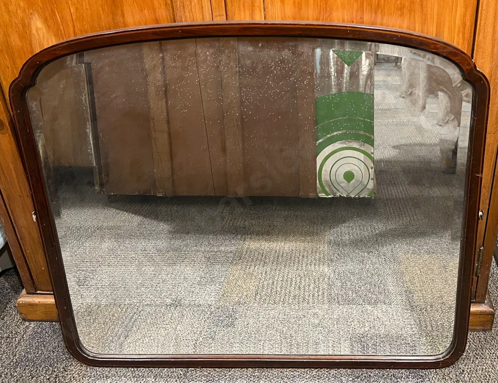Mahogany Bevelled Edge Ex Dressing Mirror Image 1++