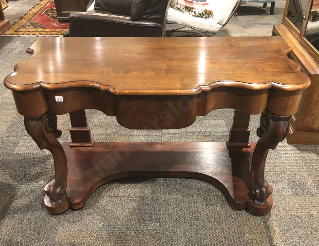 Mahogany Console Table Image 1++