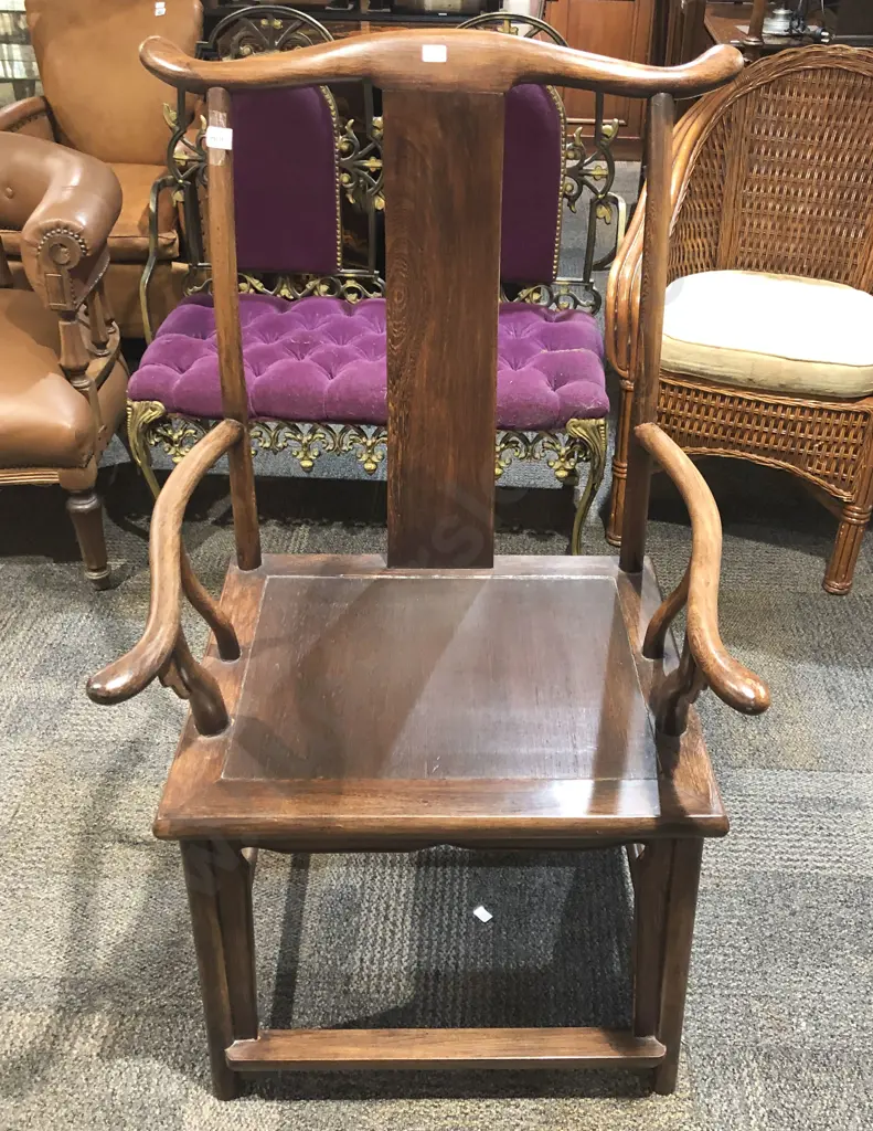 Chinese Yoke Back Chair Image 1++
