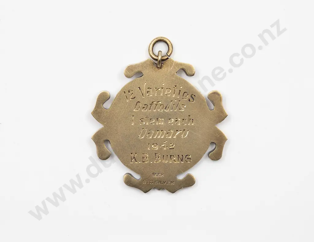 Original Cased S/S and Enamel Medallion Image 1++