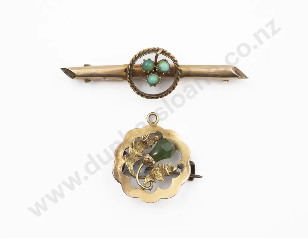 9ct Bar Brooch Image 1++