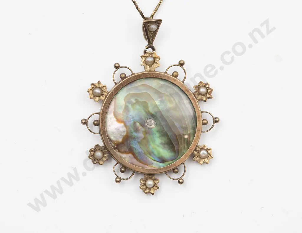 9ct Circular Locket Image 1++