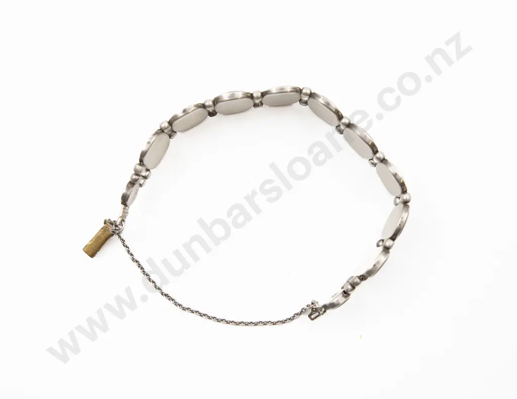 S/S and Paua Panel Bracelet Image 1++