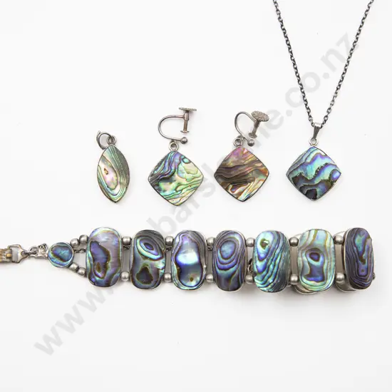 S/S and Paua Panel Bracelet