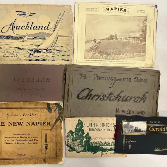 Various NZ Photo Booklets