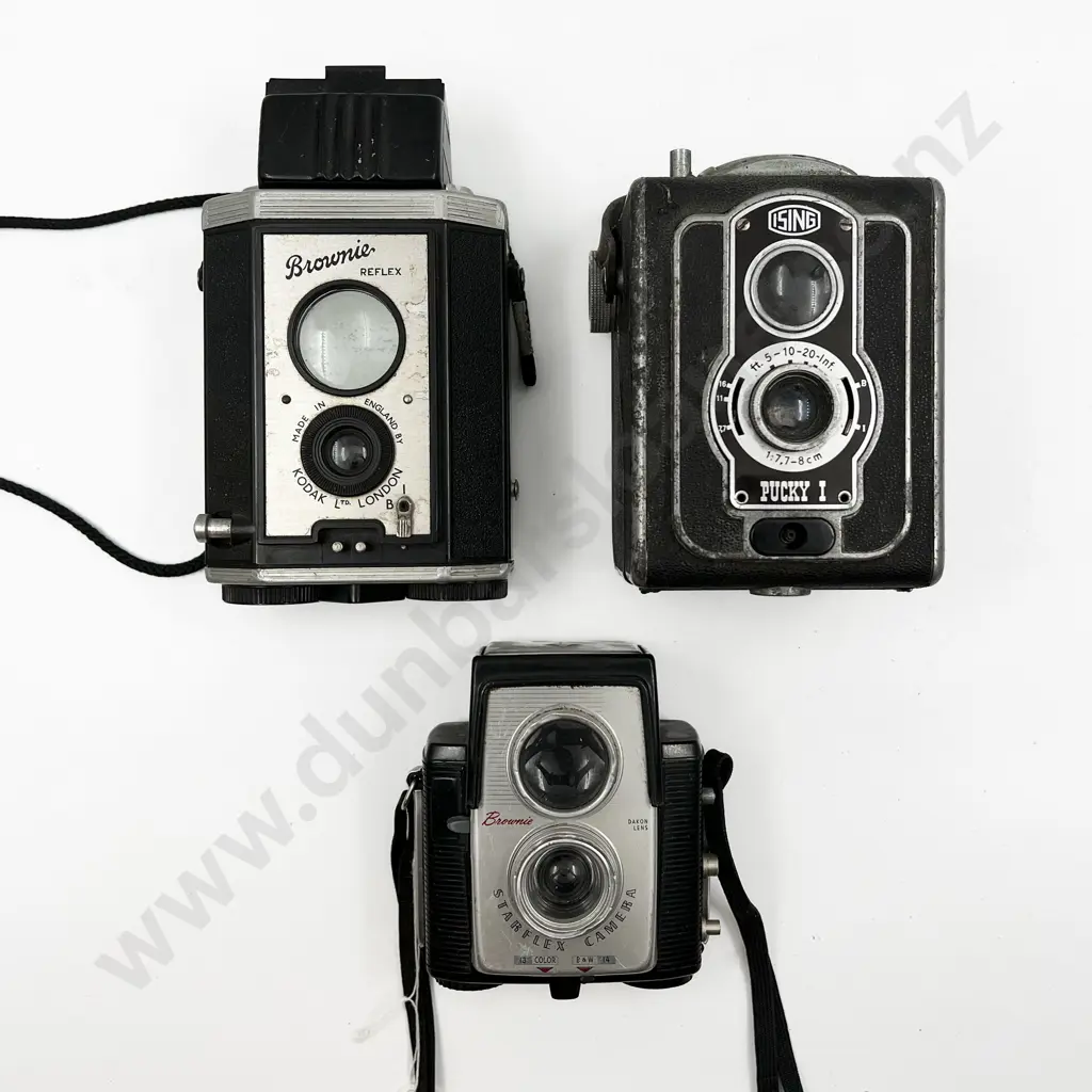 Collection of TLR Cameras Incl. Kodak Brownie Starflex Image 1++