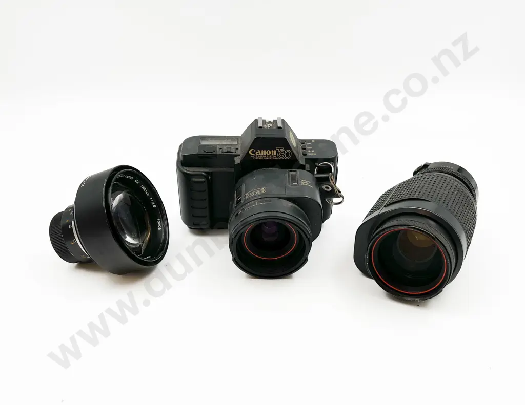 Canon T80 SLR & Two Lenses Image 1++
