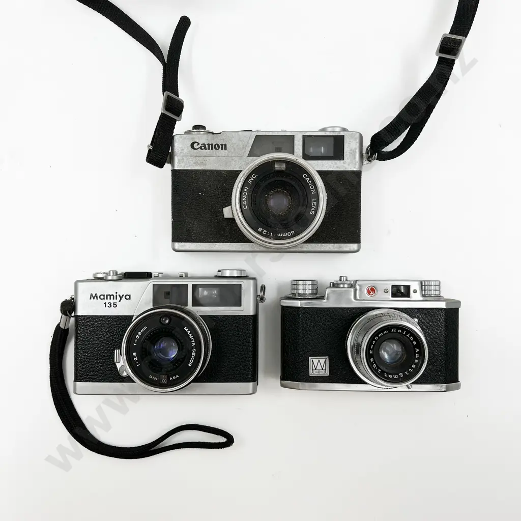 Collection of Three Rangefinder Cameras Image 1++