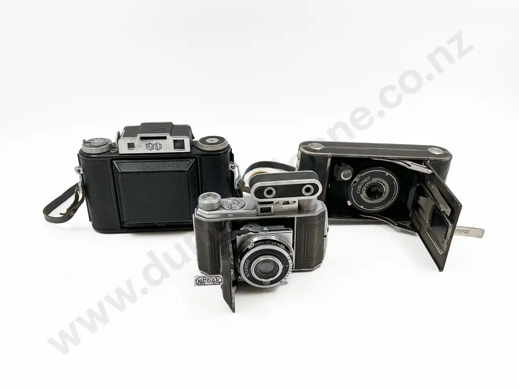 Kodak Retina & Agifold with Coronet Folding Camera Image 1++