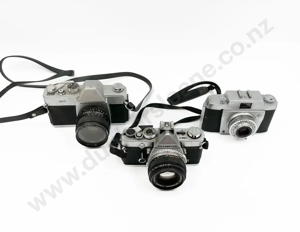 Mamiya Sekor 500TL & Olympus OM-1 SLRs with Other Image 1++