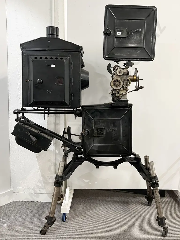 Antique Power's Theatre Cameragraph 6B 35mm Projector c.1909 Image 1++