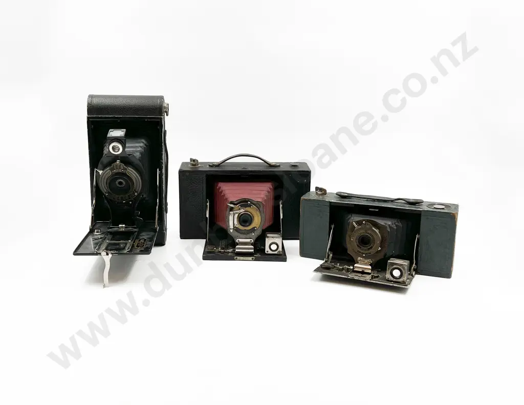 Kodak Folding Camera & Two Others Image 1++