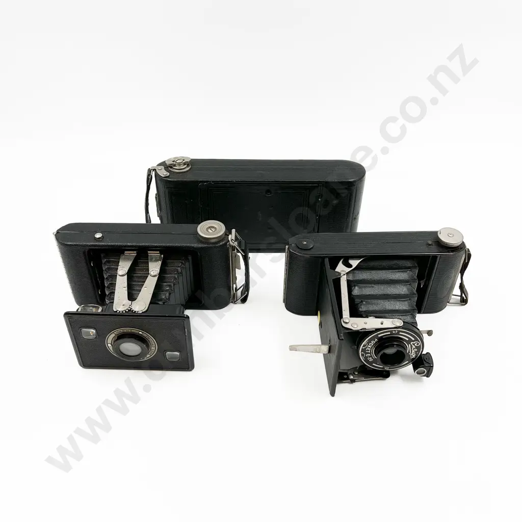 Ensign Pocket E-20 Folding Camera & Two Others Image 1++