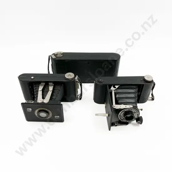 Ensign Pocket E-20 Folding Camera & Two Others