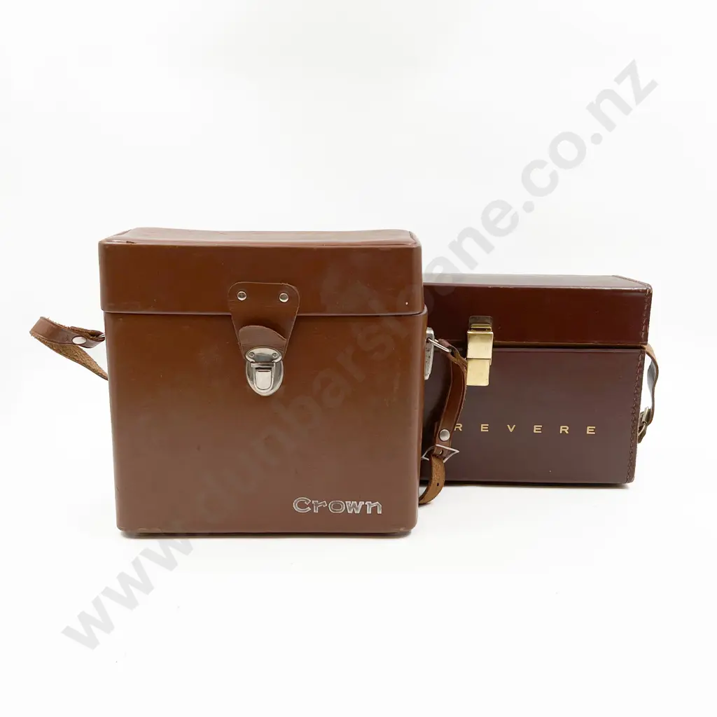 Two Film Video Cameras with Cases Image 1++