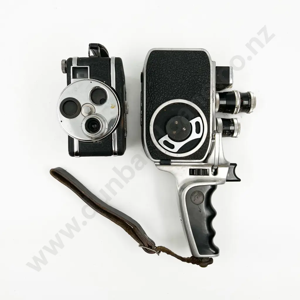 Bolex Paillard B8SL & Cine Perfex Double Eight Film Cameras Image 1++