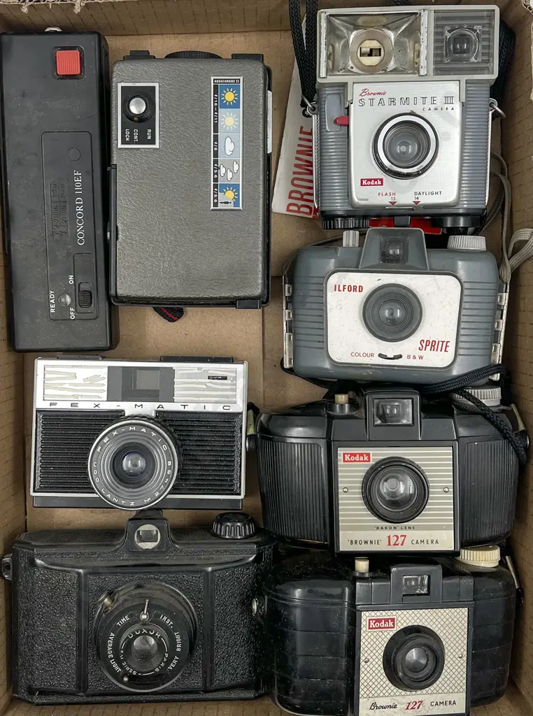 Eight Assorted Film Cameras Image 1++