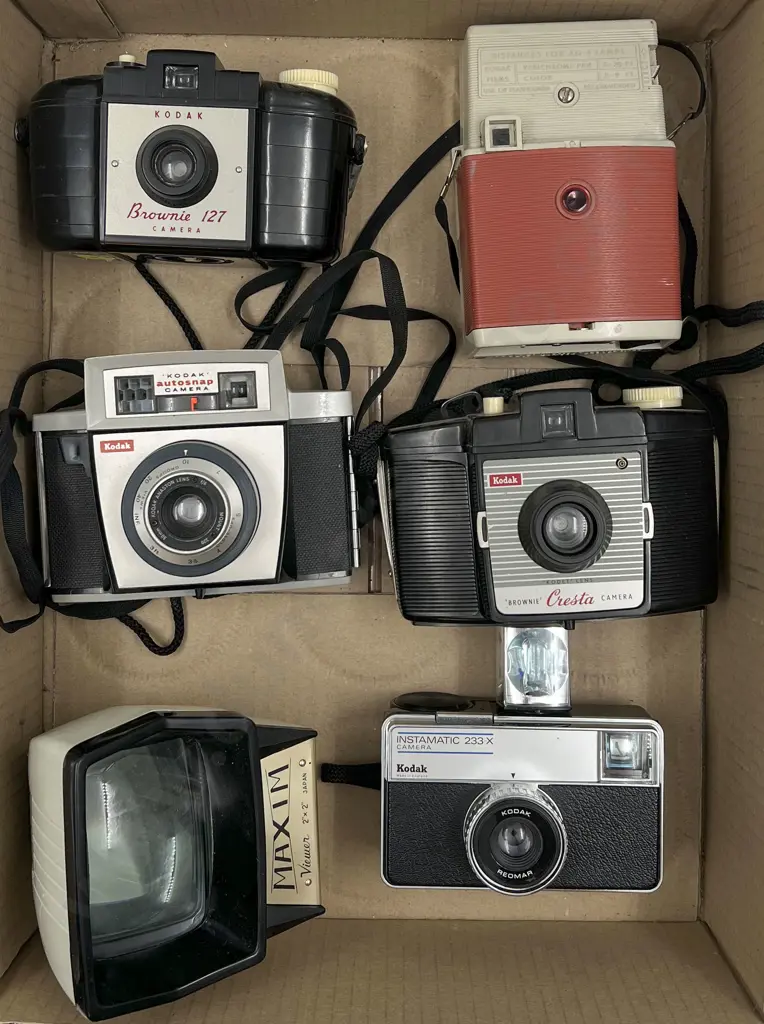 Five Assorted Film Cameras & Viewer Image 1++