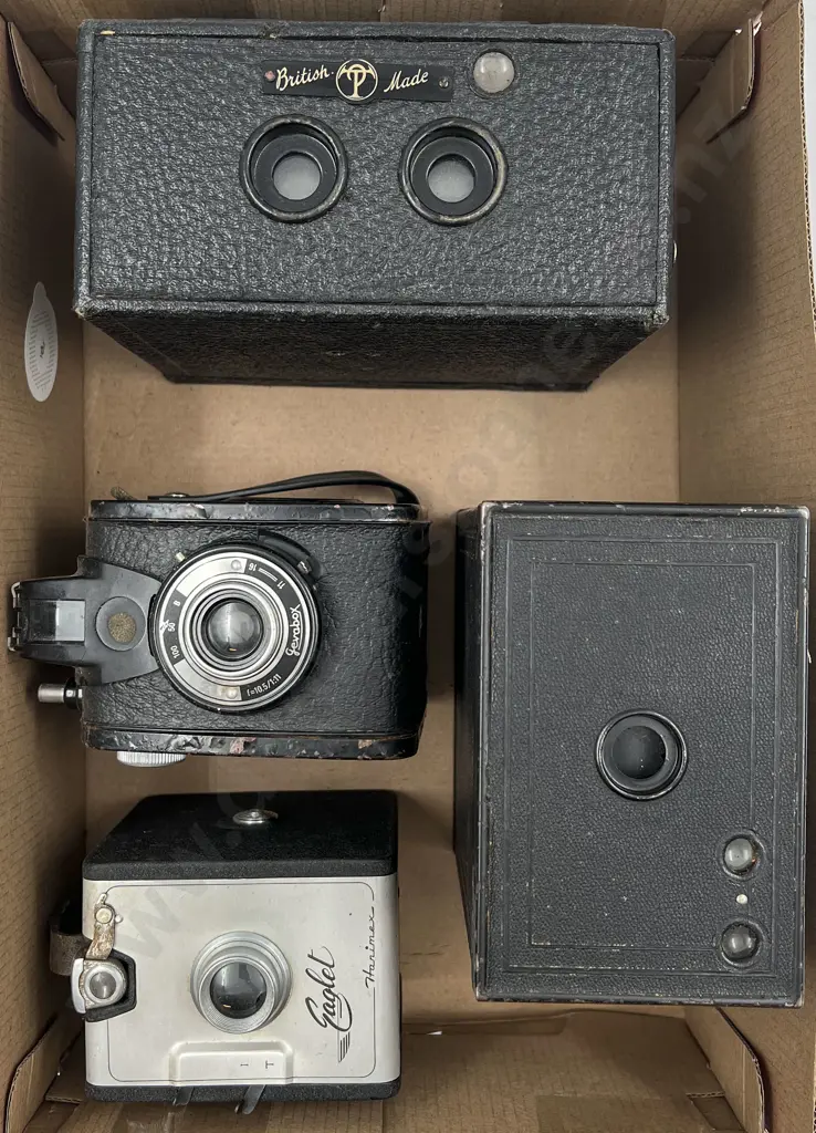 Four Box Film Cameras Image 1++