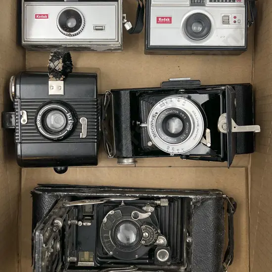 Five Assorted Film Cameras